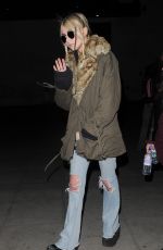 TAYLOR MOMMSEN Arrives at BBC Radio 1 Studios in London