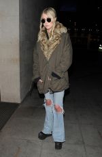 TAYLOR MOMMSEN Arrives at BBC Radio 1 Studios in London