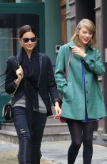 TAYLOR SWIFT and LILY ALDRIDGE Out for Lunch at Locanda Verde Restaurant in New York