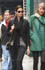 TAYLOR SWIFT and LILY ALDRIDGE Out for Lunch at Locanda Verde Restaurant in New York