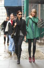 TAYLOR SWIFT and LILY ALDRIDGE Out for Lunch at Locanda Verde Restaurant in New York
