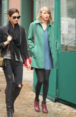 TAYLOR SWIFT and LILY ALDRIDGE Out for Lunch at Locanda Verde Restaurant in New York
