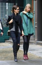 TAYLOR SWIFT and LILY ALDRIDGE Out for Lunch at Locanda Verde Restaurant in New York
