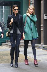 TAYLOR SWIFT and LILY ALDRIDGE Out for Lunch at Locanda Verde Restaurant in New York