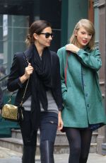 TAYLOR SWIFT and LILY ALDRIDGE Out for Lunch at Locanda Verde Restaurant in New York
