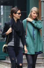 TAYLOR SWIFT and LILY ALDRIDGE Out for Lunch at Locanda Verde Restaurant in New York