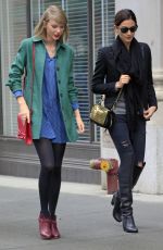 TAYLOR SWIFT and LILY ALDRIDGE Out for Lunch at Locanda Verde Restaurant in New York