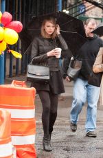 TAYLOR SWIFT on Rainy Day Out in New York