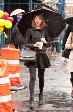 TAYLOR SWIFT on Rainy Day Out in New York
