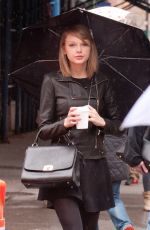 TAYLOR SWIFT on Rainy Day Out in New York