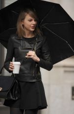 TAYLOR SWIFT on Rainy Day Out in New York