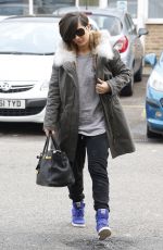 THE SATURDAYS Arrives at a Dance Rehearsal Studio in London