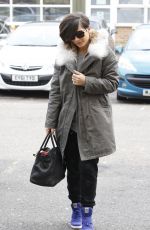 THE SATURDAYS Arrives at a Dance Rehearsal Studio in London