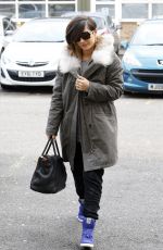THE SATURDAYS Arrives at a Dance Rehearsal Studio in London