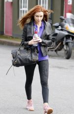 THE SATURDAYS Arrives at a Dance Rehearsal Studio in London