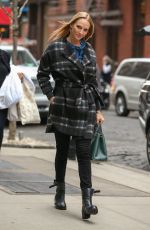 UMA THURMAN Out and About in New York