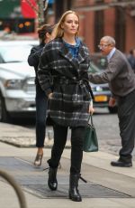 UMA THURMAN Out and About in New York