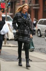 UMA THURMAN Out and About in New York