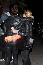 VANESSA HUDGENS and ASHLEY BENSON at El Compadre Restaurant in West Hollywood