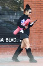 VANESSA HUDGENS at a Yoga Class in Studio City