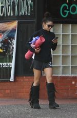 VANESSA HUDGENS at a Yoga Class in Studio City