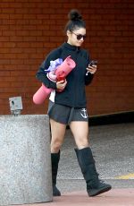 VANESSA HUDGENS at a Yoga Class in Studio City