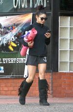 VANESSA HUDGENS at a Yoga Class in Studio City