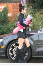 VANESSA HUDGENS at a Yoga Class in Studio City