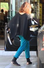 VANESSA HUDGENS Gets an Iced Coffee at the Coffee Bean in Studio City