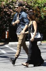 VANESSA HUDGENS Heading to a Church in Hollywood