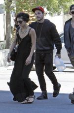 VANESSA HUDGENS Heading to a Church in Hollywood