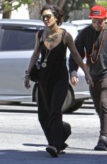 VANESSA HUDGENS Heading to a Church in Hollywood