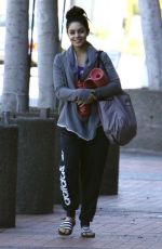 VANESSA HUDGENS Leaves a Yoga Class in Studio City
