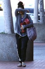 VANESSA HUDGENS Leaves a Yoga Class in Studio City
