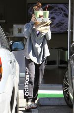 VANESSA HUDGENS Leaves a Yoga Class in Studio City