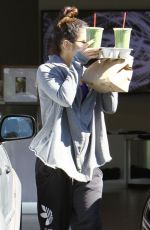 VANESSA HUDGENS Leaves a Yoga Class in Studio City