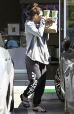 VANESSA HUDGENS Leaves a Yoga Class in Studio City