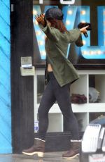 VANESSA HUDGENS on Rainy Day Out in Studio City
