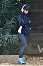 VANESSA HUDGES in Tights at Runyon Canyon in Los Angeles