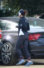 VANESSA HUDGES in Tights at Runyon Canyon in Los Angeles