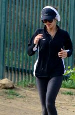 VANESSA HUDGES in Tights at Runyon Canyon in Los Angeles