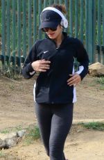 VANESSA HUDGES in Tights at Runyon Canyon in Los Angeles