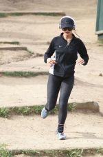 VANESSA HUDGES in Tights at Runyon Canyon in Los Angeles