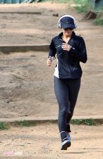 VANESSA HUDGES in Tights at Runyon Canyon in Los Angeles