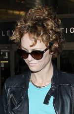 VANESSA PARADIS at LAX Airport in Los Angeles