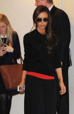 VICTORIA BECKHAM at Printemps Store in Paris