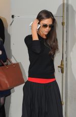 VICTORIA BECKHAM at Printemps Store in Paris