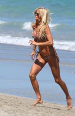 VICTORIA SILVSTEDT in Bikini on the Beach in Miami