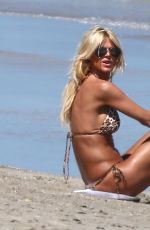 VICTORIA SILVSTEDT in Bikini on the Beach in Miami