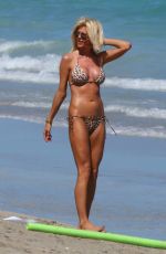 VICTORIA SILVSTEDT in Bikini on the Beach in Miami